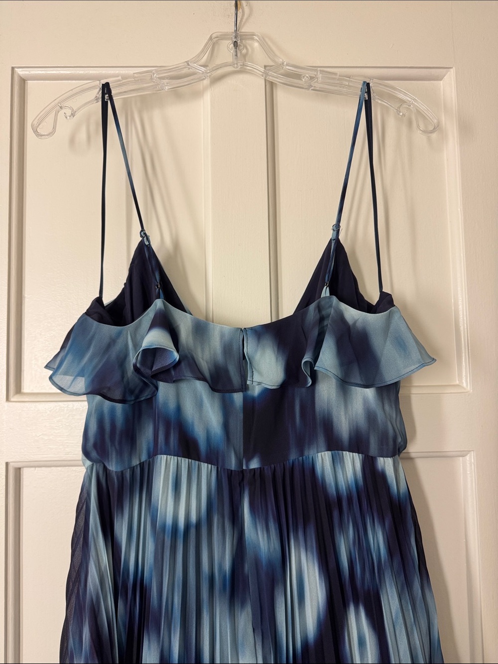 J.Crew Collection chiffon ruffle dress in blurry floral print CO422 - Picture 14 of 14